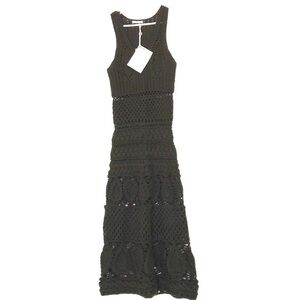 Brand new Ulla Johnson Alexis crocheted wool maxi dress size P
